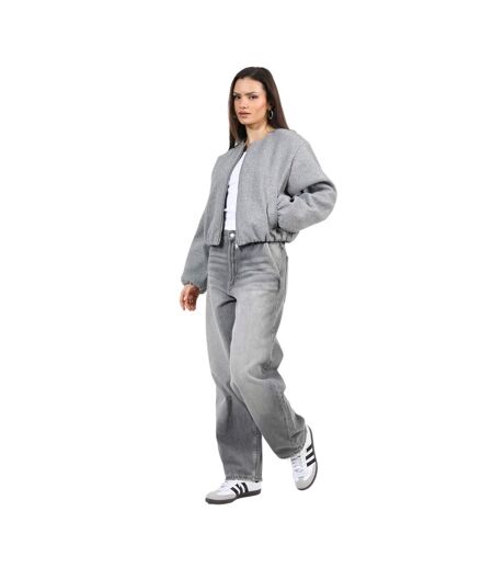 Blouson Aviateur Femme Gris Brave Soul