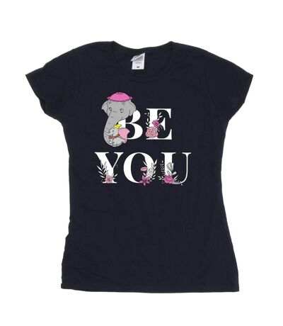 Disney - T-shirt DUMBO BE YOU - Femme (Bleu marine) - UTBI16415