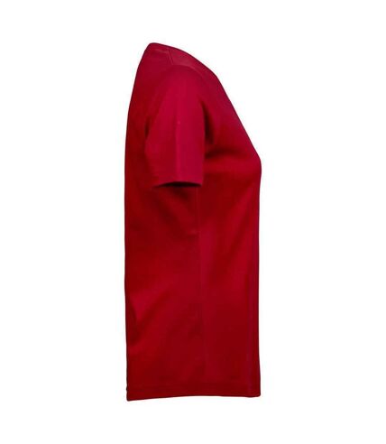 Tee Jays Ladies Interlock T-Shirt (Red)