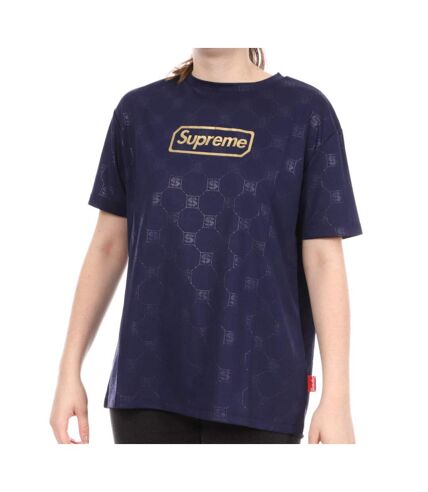 T-Shirt marine/or femme Supreme Grip Becca - S