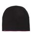 Childrens/kids Logo Cotton Double Sided Beanie Black Pink 4F-4