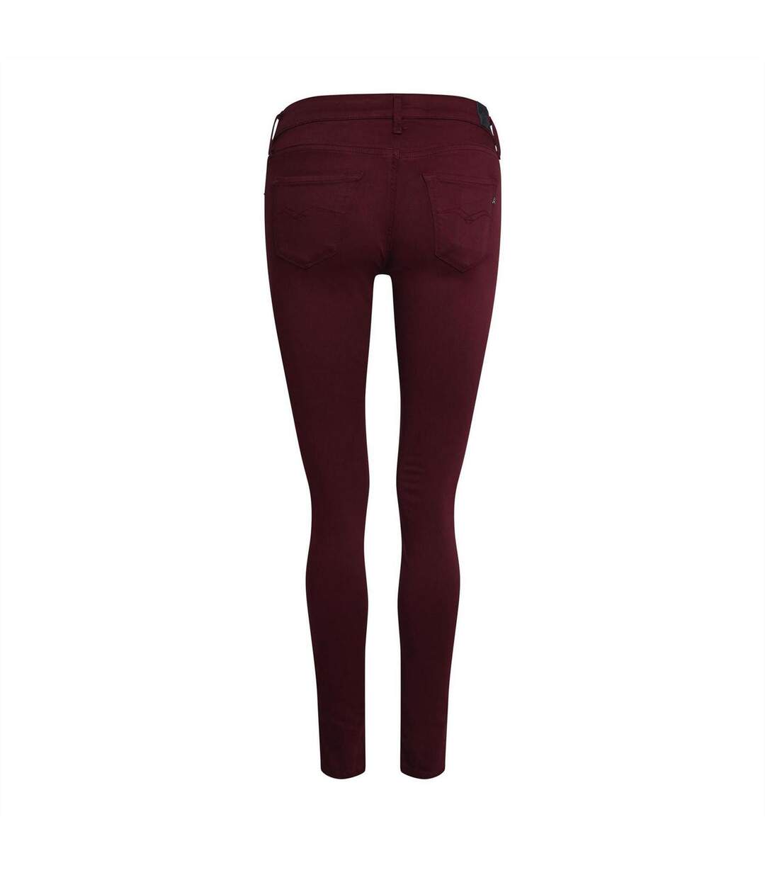 Womens/ladies New Luz Skinny Jeans Purple Replay-2