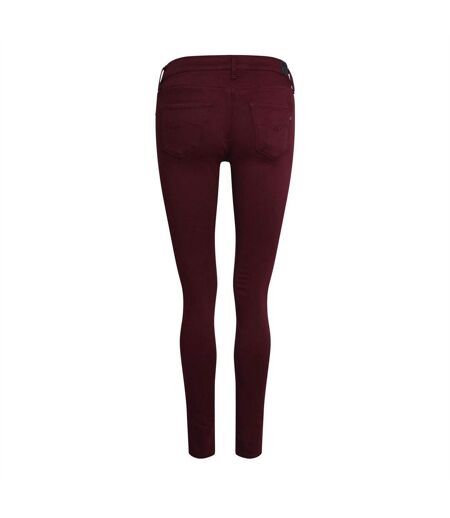 Womens/ladies New Luz Skinny Jeans Purple Replay