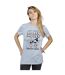Disney Womens/Ladies Mickey Mouse Steamboat Willie Cotton Boyfriend T-Shirt (Gris sportif) - UTBI47711-2