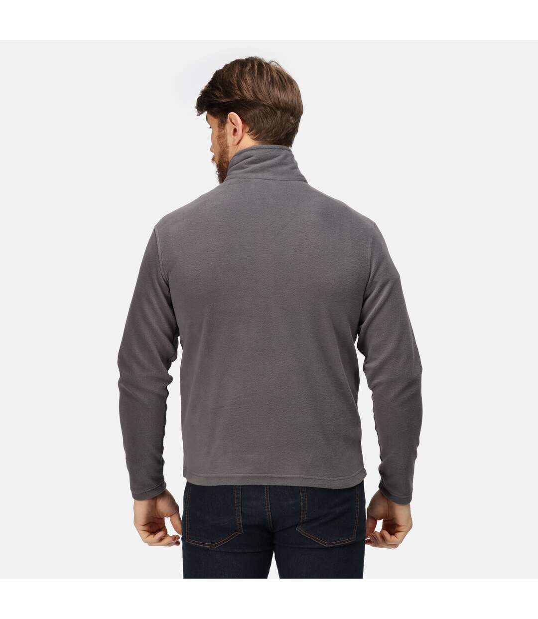 Regatta Mens Classic Microfleece Jacket (Seal Grey) - UTRG5202-3