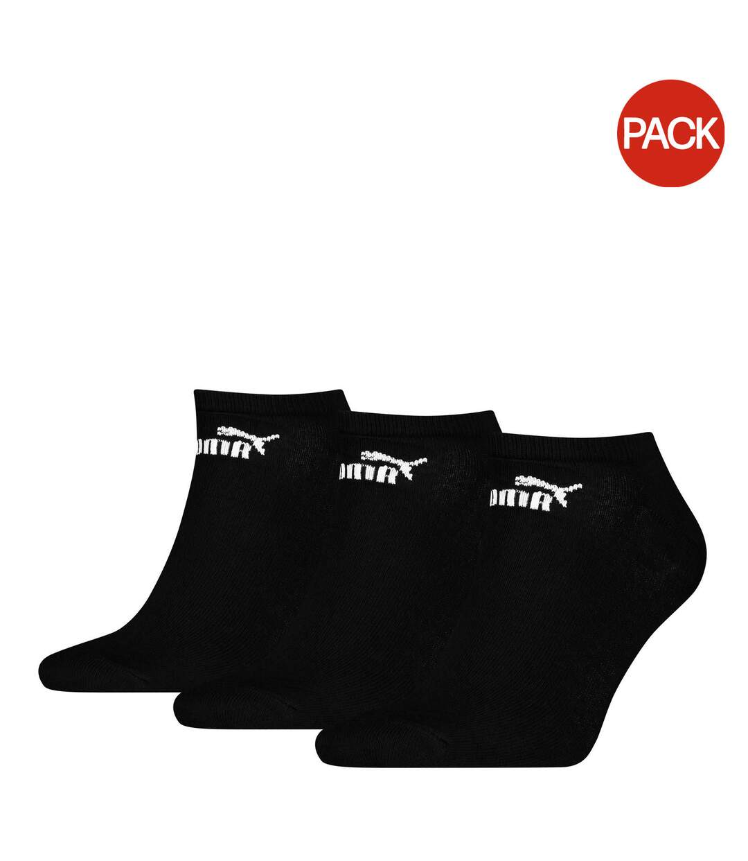 Socquettes Style Logo Adulte Noir Puma-1