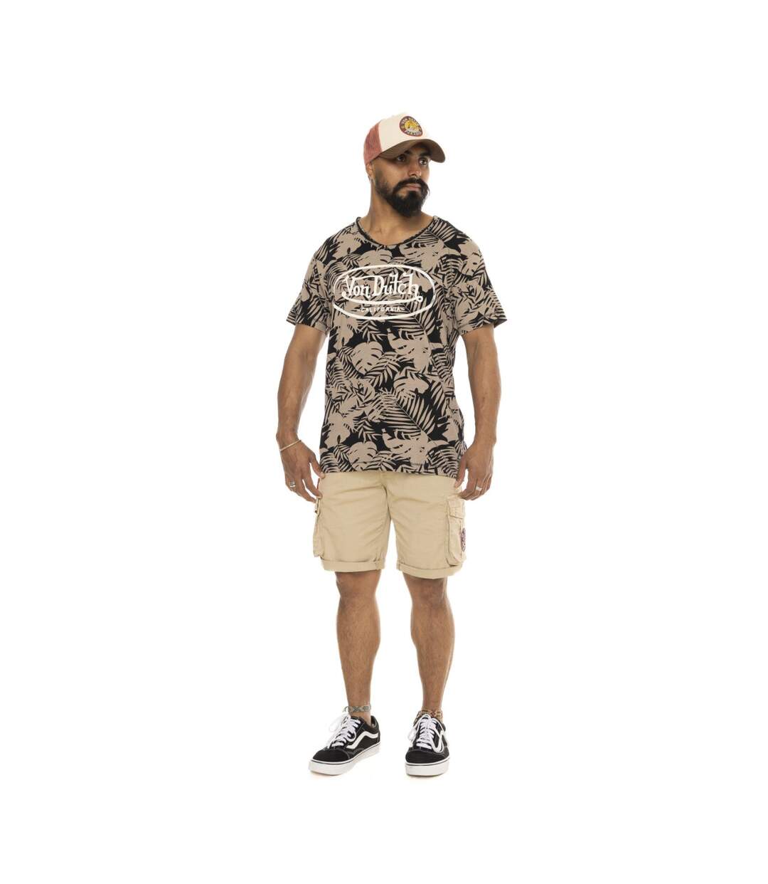 Tee-shirt homme en coton imprimé Ron Vondutch-3