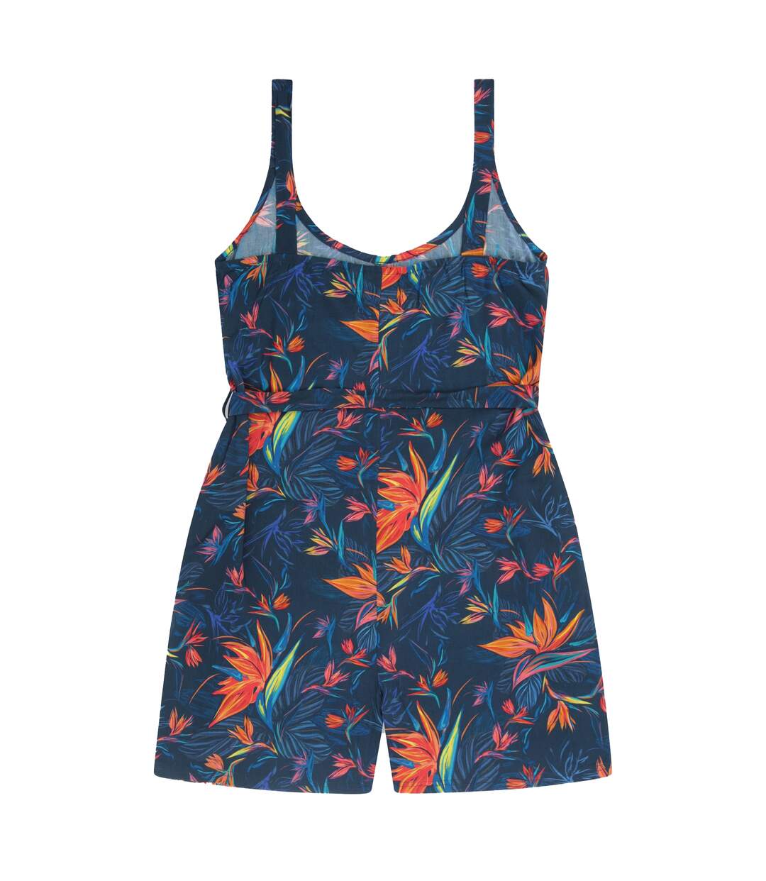 Combishort flora femme orange Animal-2