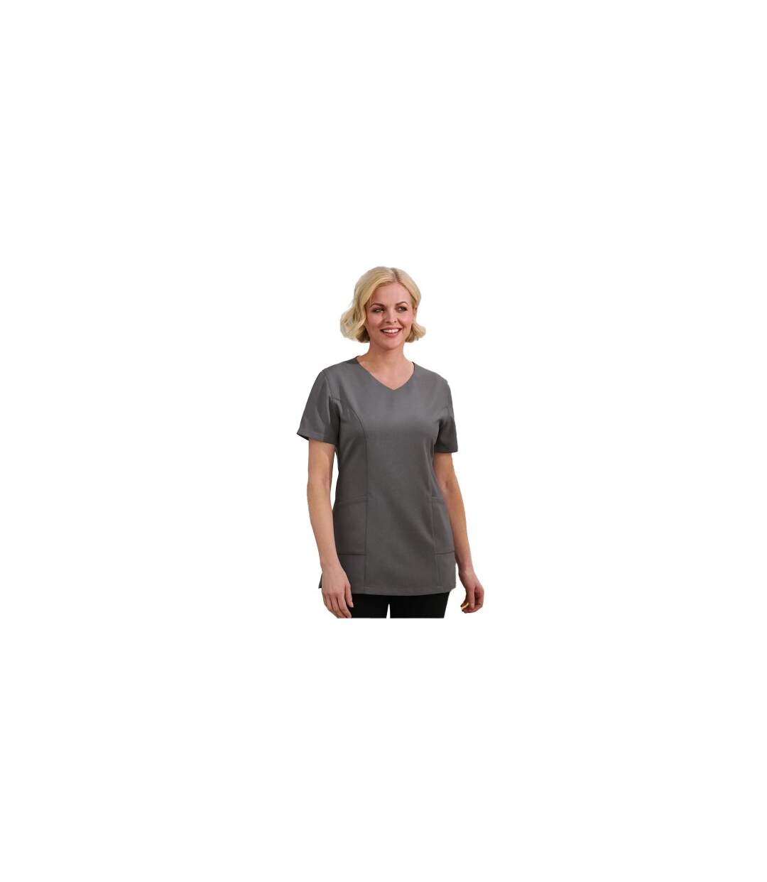 Womens/ladies Lockhart Tunic Grey Brook Taverner-1