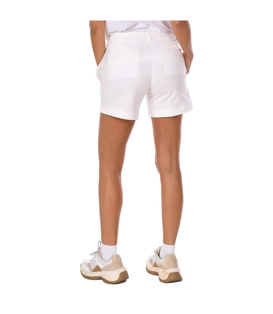 Norwood 2 Bermuda shorts with straight cut bottoms NP0A4ECG girl-3