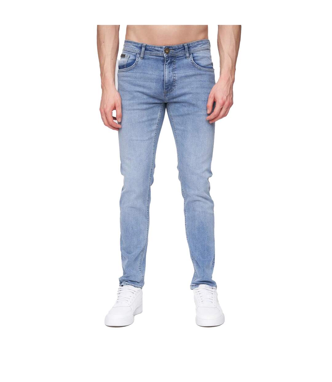 Jean Mayhen Homme Bleu Clair Délavé Henleys-2
