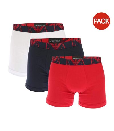 Pack of 3  Mens boxer shorts  multicoloured Emporio Armani