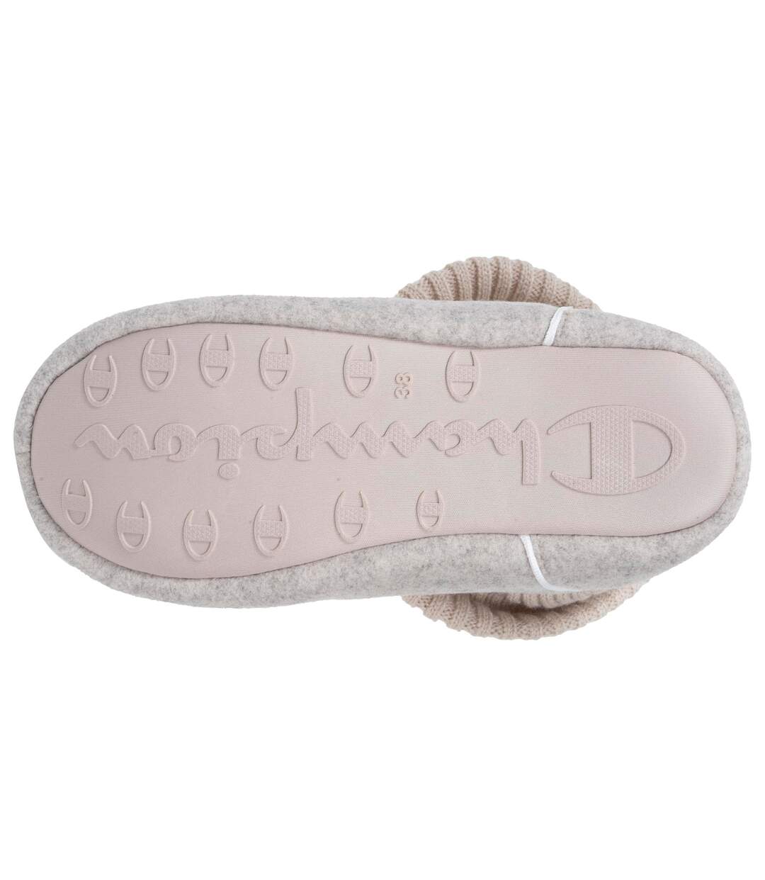 Champion Chaussons Bottillons femme polaire chinée doux pantoufle confort maison en hiver-4