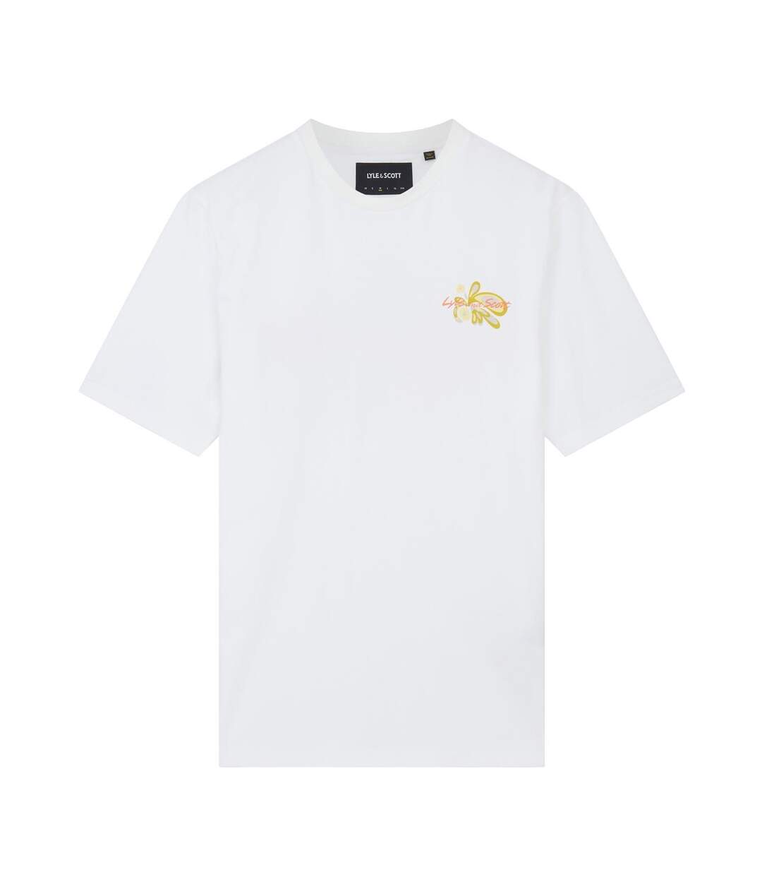 T-shirt Motif Graphique Homme Blanc Lyle & Scott-2