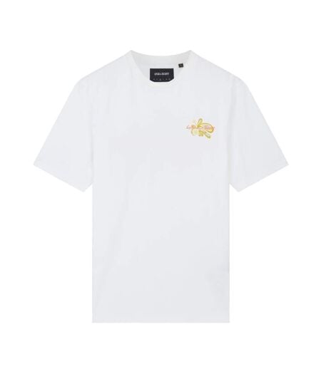 T-shirt Motif Graphique Homme Blanc Lyle & Scott