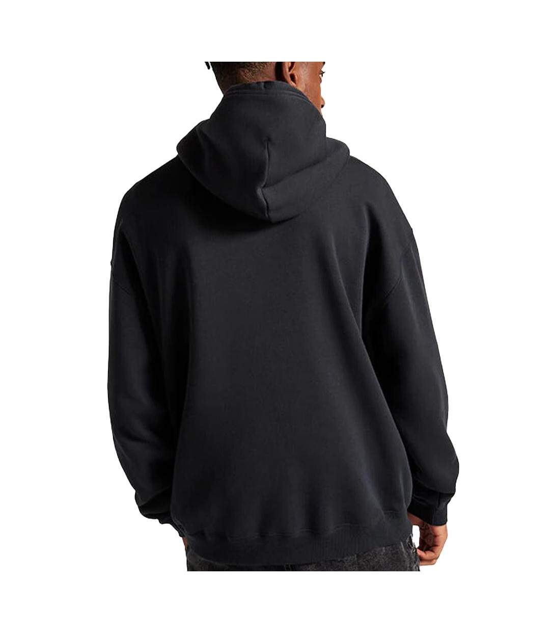 Sweat noir homme converse cons hoodie-2
