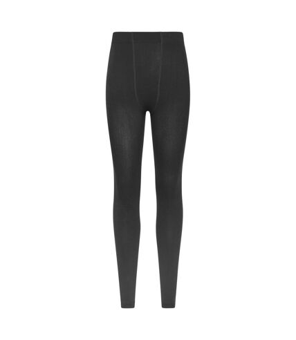 Pack of 2  Womens/ladies brushed isotherm thermal leggings  black Mountain Warehouse