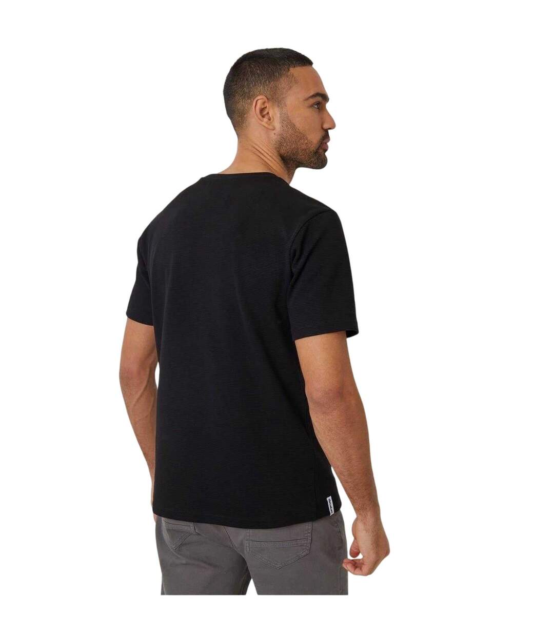 T-shirt Homme Noir Threadbare-3