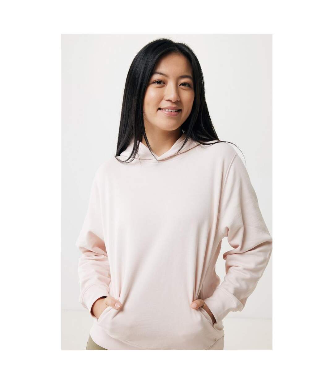 Unisex Adult Yengo Recycled Cotton Side Pocket Hoodie Crushed Mint Iqoniq-4
