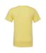 Adults unisex crew neck t-shirt yellow Bella + Canvas