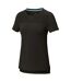 Elevate NXT Womens/Ladies Borax Recycled Cool Fit T-Shirt (Solid Black) - UTPF3985