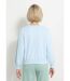 Sweat molleton pur coton brodé ajouré-2