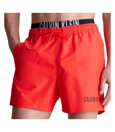 Short de bain Rouge Homme Calvin Klein Medium Double - L