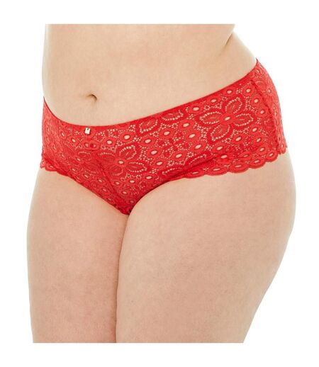 Shorty tanga coquelicot Intrépide