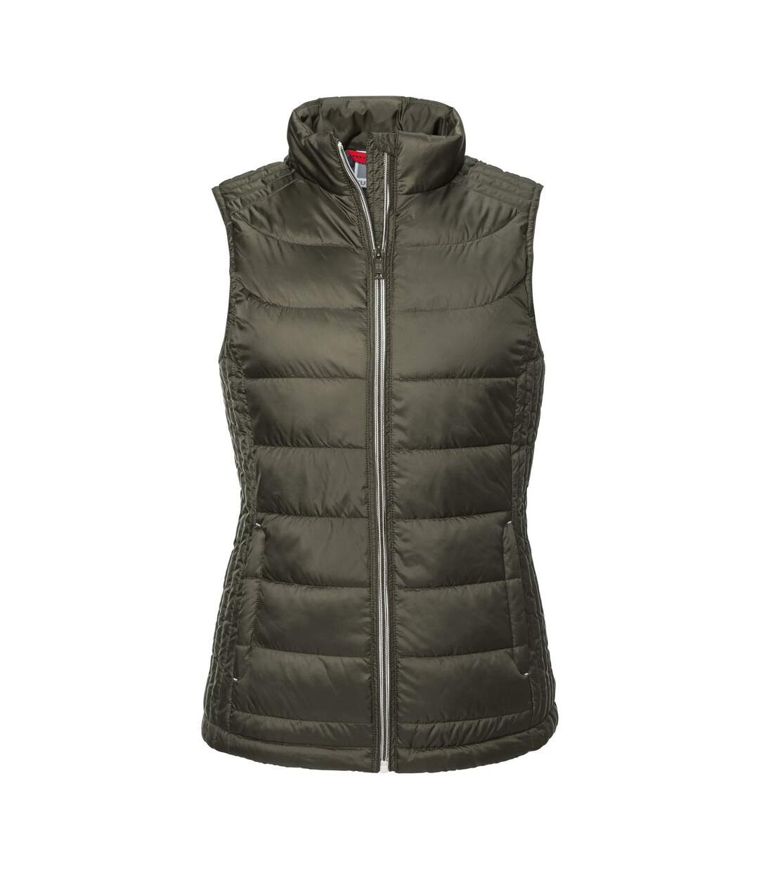 Veste Sans Manches Nano Femme Olive Foncée Russell-1