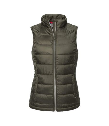 Veste Sans Manches Nano Femme Olive Foncée Russell