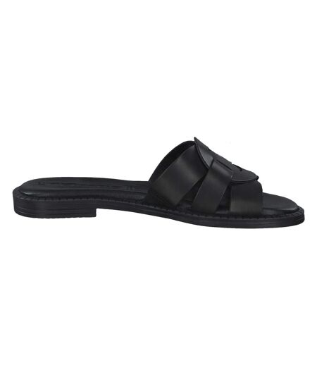 Mule plate cuir Tamaris Cuoio