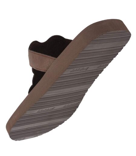 Isotoner Tongs femme très confortables, dessus sophistiqué