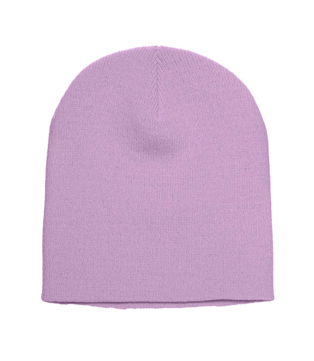 Bonnet épais adulte unisexe lilas Yupoong-1