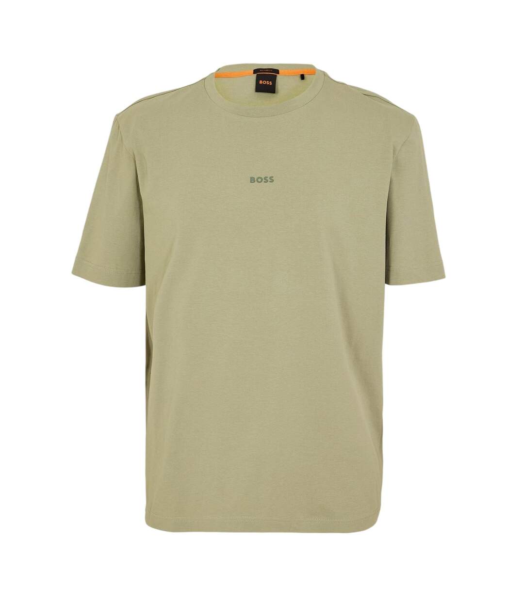 Mens Tchup Logo Oversized T-shirt Green Boss-2
