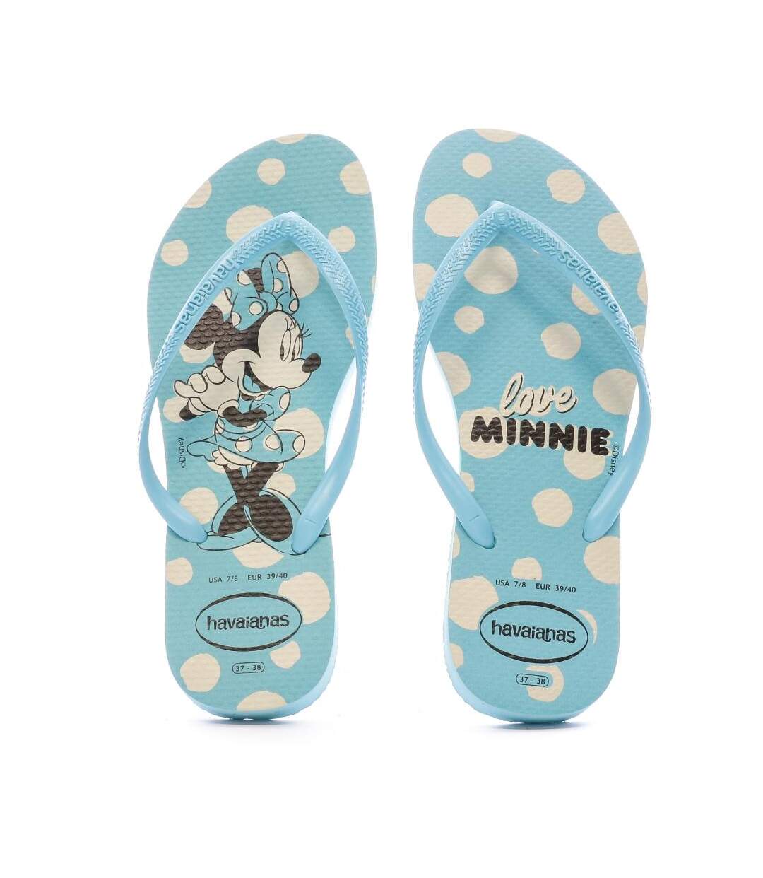 Tongs Bleu Femme Havaianas Slim Disney - 37/38