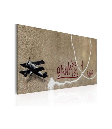 Paris Prix - Tableau Imprimé avion De L'amour - Banksy 40x60cm