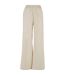 Pantalon Motif/style Mixte Femme Blanc Cassé Urban Classics-1