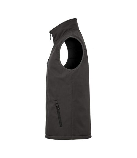 Clique Mens Softshell Padded Vest (Dark Grey) - UTUB122