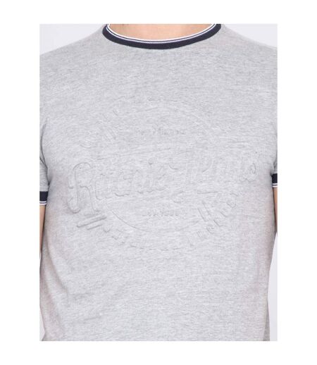 T-shirt col rond motifs relief NALOU