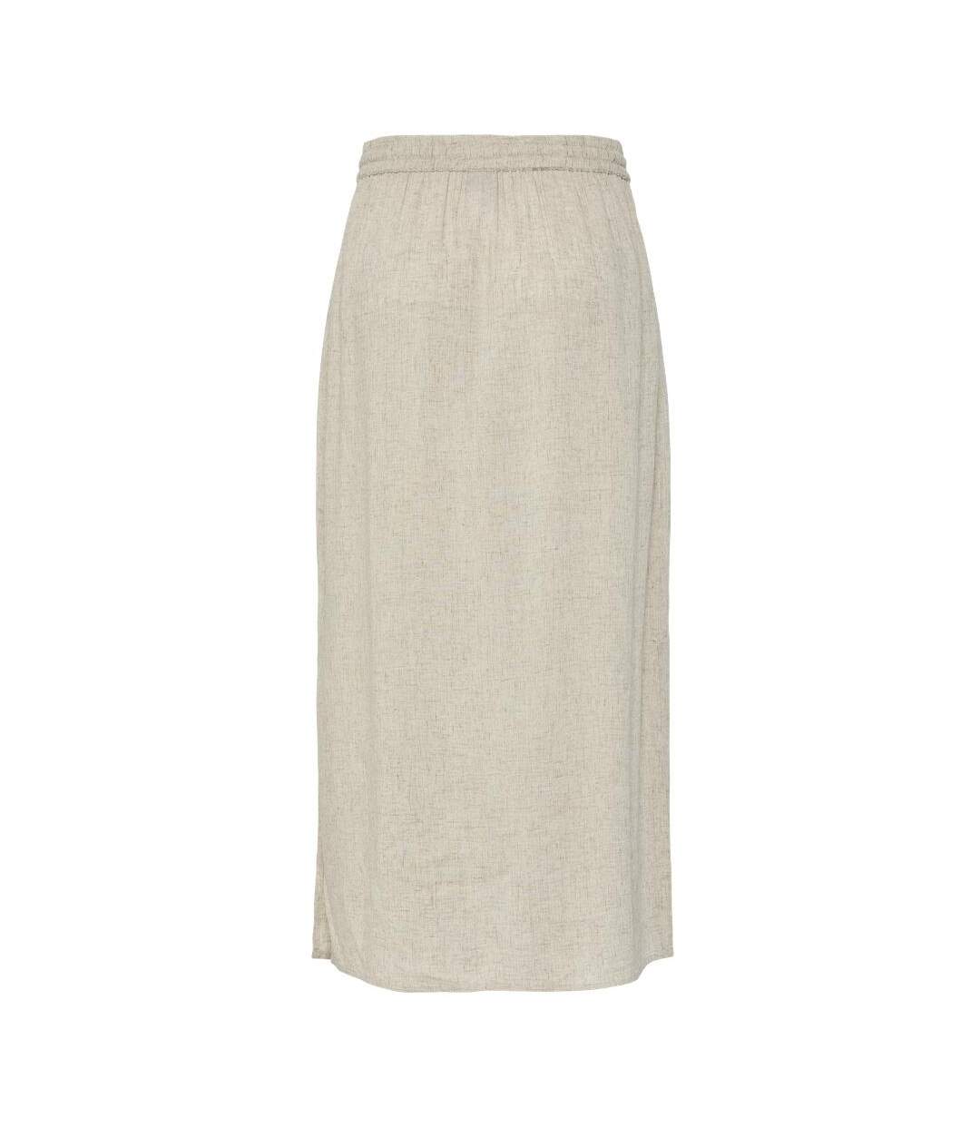 Jupe beige femme pieces pia-2