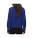 Pull bleu électrique femme vero moda maquarius-2