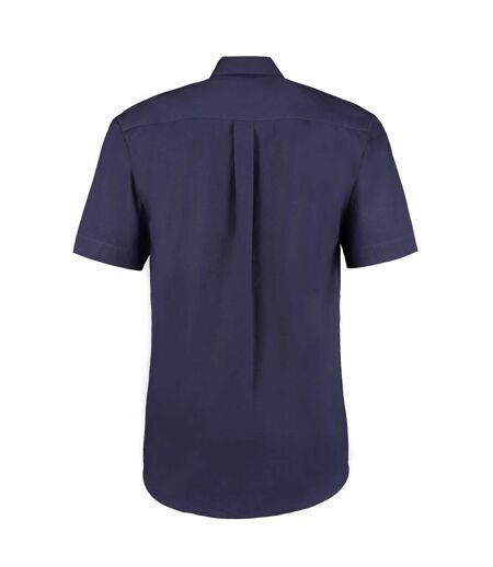 Chemise À Manches Courtes Homme Bleu Marine Foncé Kustom Kit