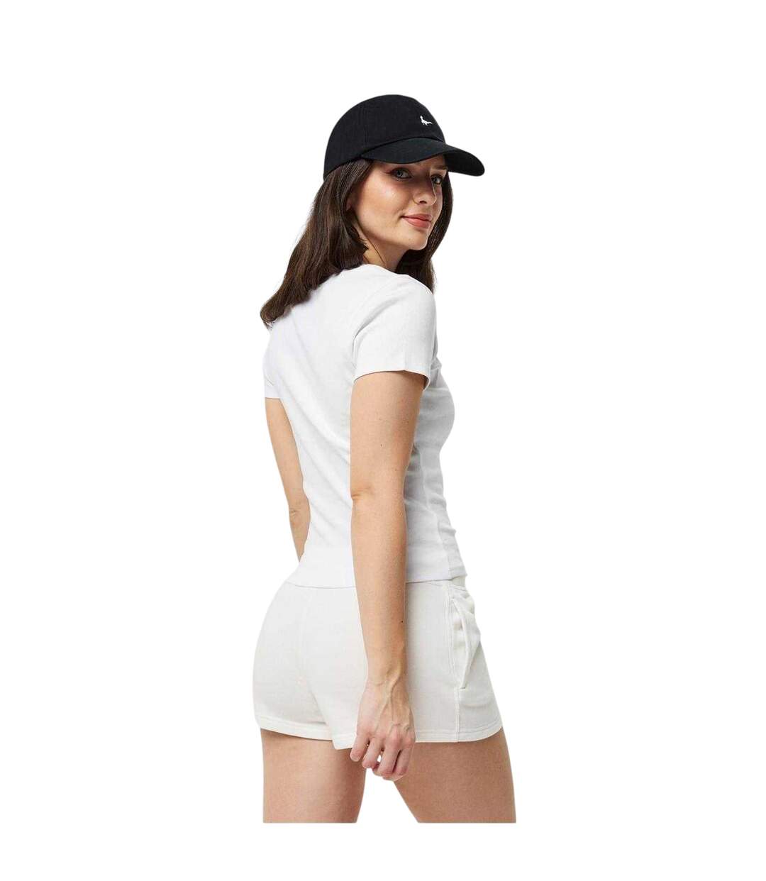 Womens/ladies Cotton T-shirt White Jack Wills-3
