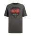T-shirt Motif/style Ac/dc Clydebank Black Ice Homme Charbon Chiné Duke-2