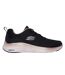 Womens/ladies midnight glimmer vapor foam trainers black/rose gold Skechers