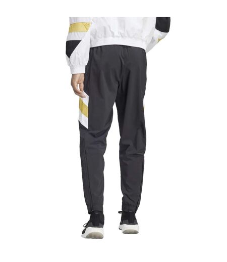 Mens Juventus Fc Woven Tracksuit Bottoms Black Adidas