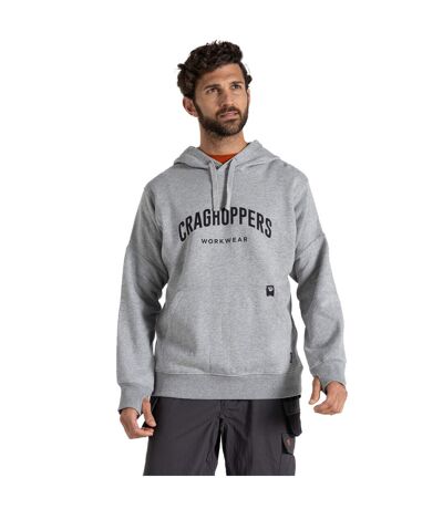 Mens Workwear Oulston Hoodie Soft Grey Marl Craghoppers