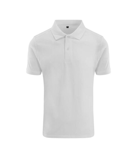 T-shirt polo hommes blanc AWDis