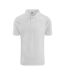 T-shirt polo hommes blanc AWDis-1