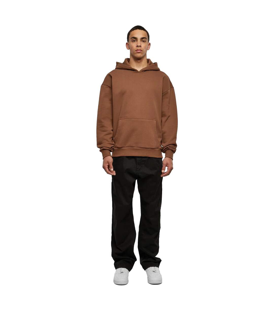 Sweat À Capuche Homme Gris Foncé Urban Classics-1